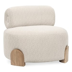 Classic Home Aerie Polyester Lounge Accent Chair Cream
