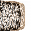 Classic Home Estella Black Rattan Pendant Light