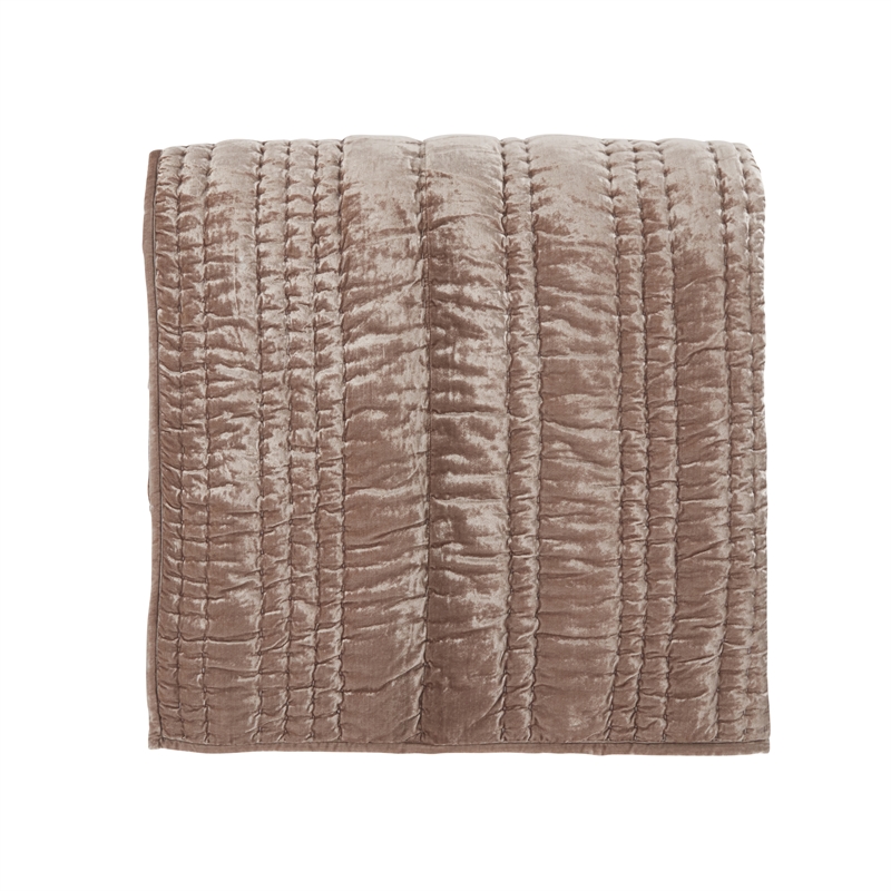 Villa by Classic Home Seville Desert Taupe Queen Nylon Quilt