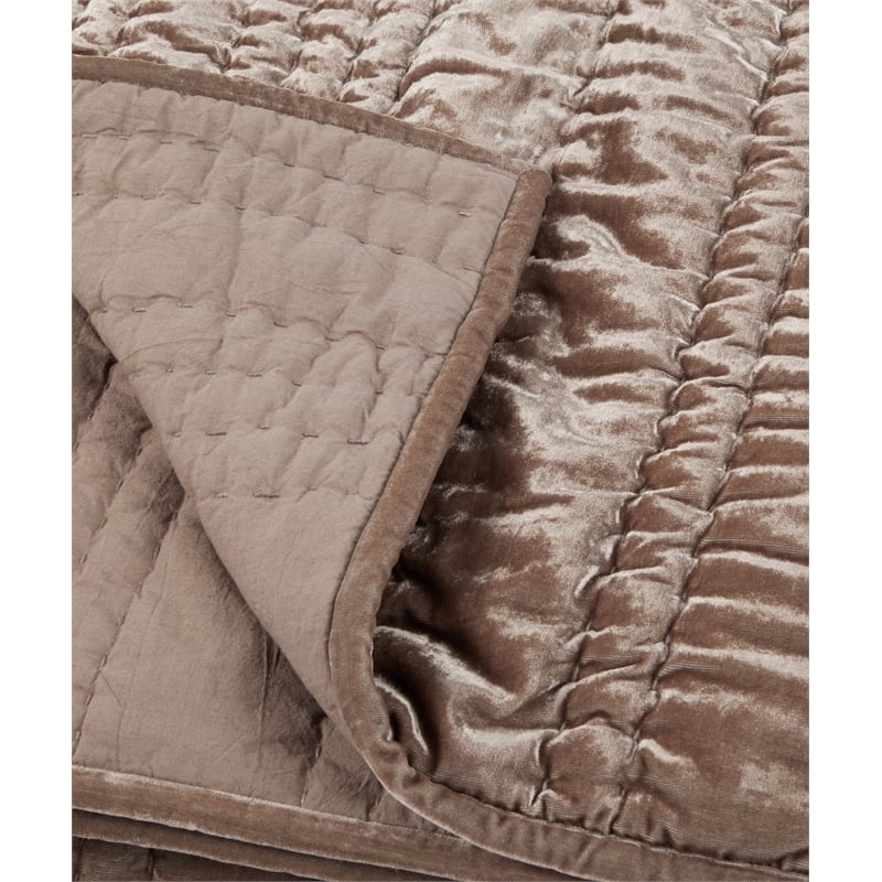 Villa by Classic Home Seville Desert Taupe Queen Nylon Quilt