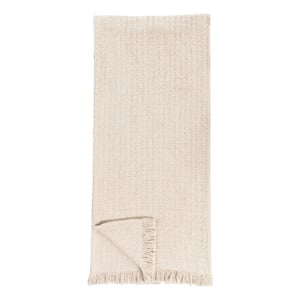 Villa by Classic Home Hadron Natural King Ivory Cotton Blanket