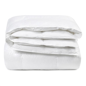 Villa by Classic Home Premium Down Alt King White Cotton Duvet Insert