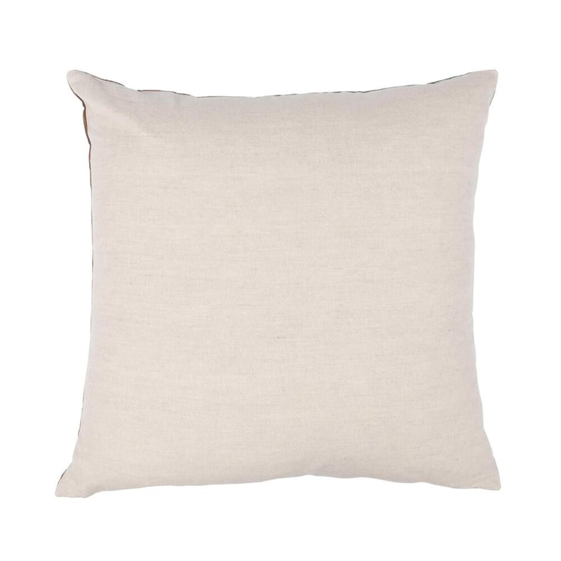 Villa by Classic Home Onara 22x22 Linen Cotton Throw Pillow Teal/Antique Bronze