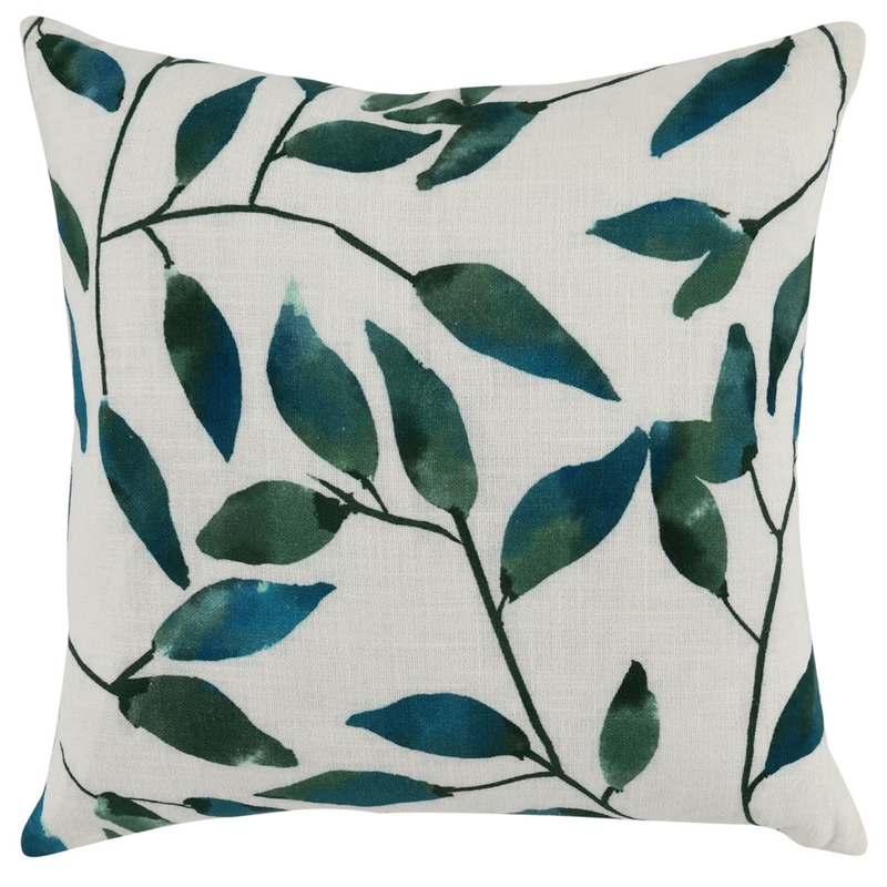 Villa by Classic Home Gianna 18x18 Cotton Fabric Throw Pillow Multi-Color