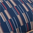 Villa by Classic Home Nantucket 22x22 Fabric Throw Pillow Blue Multi-Color