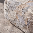 Villa by Classic Home Savanna Indoor and Outdoor Fabric Pouf Multi-Color