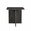 Classic Home Bexly Marble End Table in Green