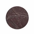 Classic Home Reilly Marble Round Coffee Table in Red