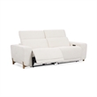 Classic Concepts Darrow Zero Gravity Power Recliner Upholstered Sofa in Ivory