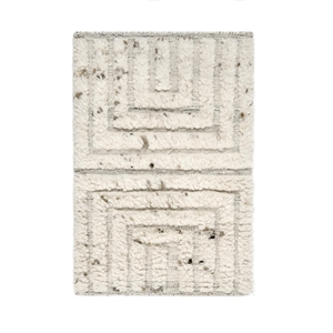 Classic Concepts Tahoe 2'x3' Handwoven Wool Blend Accent Rug in Ivory