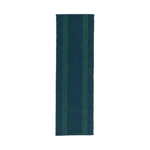 Classic Concepts Sorrento 2.6x8 Handwoven Stripe Deep Blue Area Rug Runner