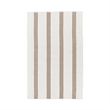 Classic Concepts Sorrento 5x8 Handwoven Performance Stripe Ivory Fabric Area Rug