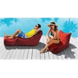 MooreCo Beanies Red Outdoor Fava Lounge Chair