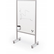 MooreCo Inklud Double Sided Magnetic Mobile Dry Erase Whiteboard 72H x 30W x 22D