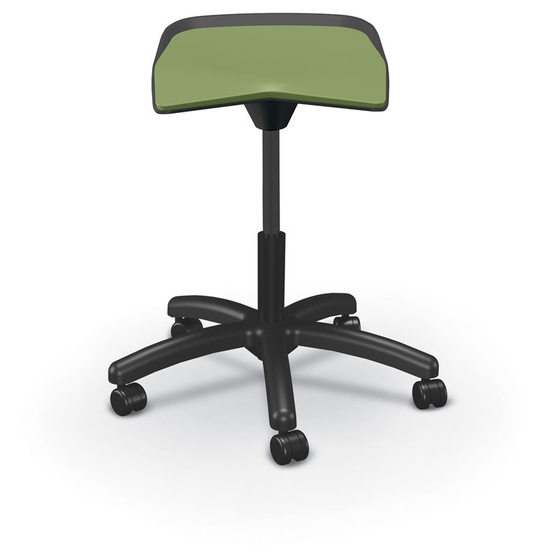 MooreCo Elate Backless Task Stool Moss Foam Seat