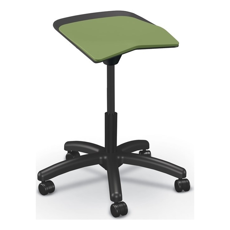 MooreCo Elate Backless Task Stool Moss Foam Seat