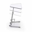 Up-Rite Adjustable Sit-to-Stand Desk Porcelain Steel Magnetic Dry Erase Top