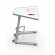 Up-Rite Adjustable Sit-to-Stand Desk Porcelain Steel Magnetic Dry Erase Top
