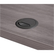 MooreCo Height Adjustable Flip Top Table 48x24 1/2 Rnd Sterli Ash Top Black Base