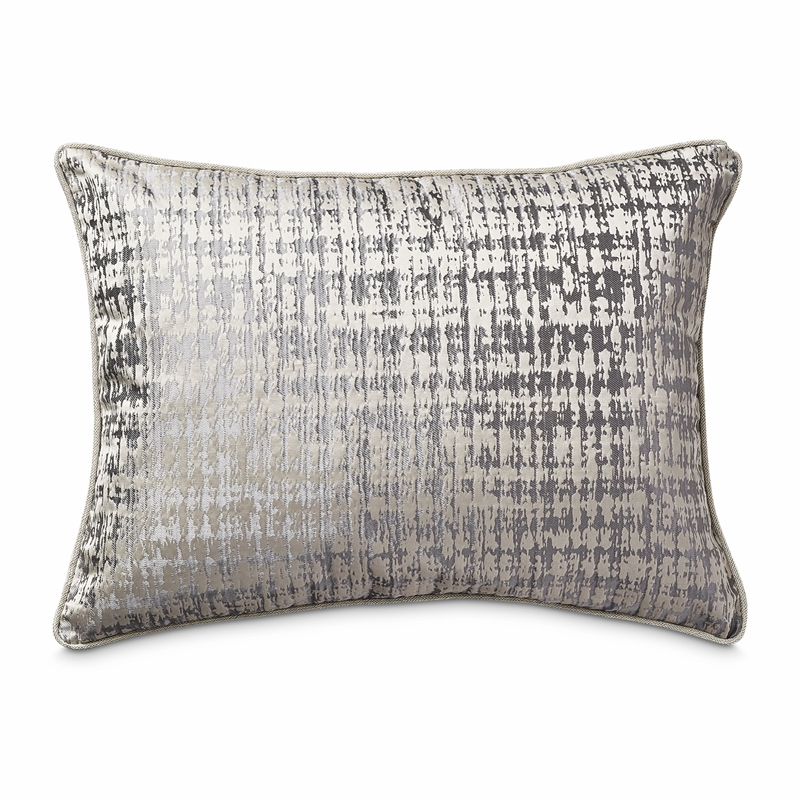 Michael Amini Casey 9-piece Fabric Queen Comforter Set in Silver/Platinum