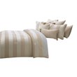 Michael Amini Amalfi 10-Piece King Comforter Set in Sand/Tan