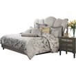 Michael Amini Assisi 10-Piece King Comforter Set in Platinum Silver
