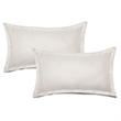 Michael Amini Potenza 3-Piece Queen Throw Set - Ivory Pearl