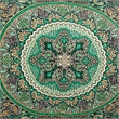 Michael Amini Emerald Isle Oblong Fabric Throw Pillow in Green/Indigo Set of 2