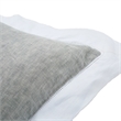 Michael Amini Atina 7-Piece Linen Fabric King Duvet Set in Gray