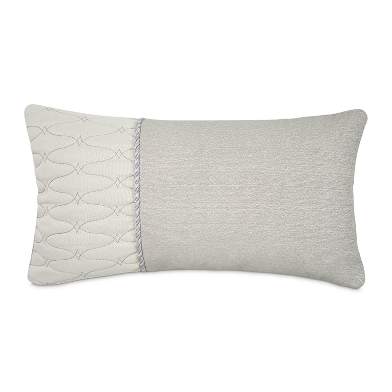 Michael Amini Canterbury 7-piece Jacquard Fabric Queen Comforter Set in Silver