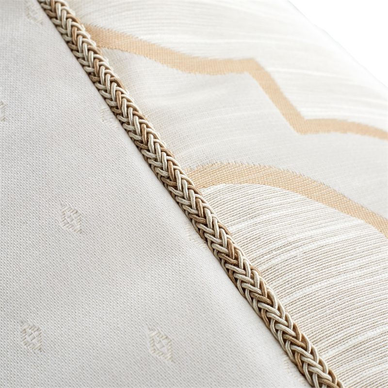 Michael Amini Spectrum 10-Piece Fabric King Comforter Set in Pearl Ivory