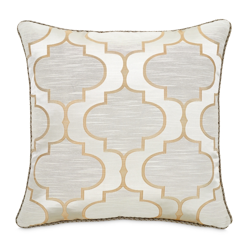 Michael Amini Spectrum 10-Piece Fabric King Comforter Set in Pearl Ivory