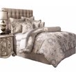 Michael Amini Sycamore Grove 10-piece Fabric King Comforter Set - Silver