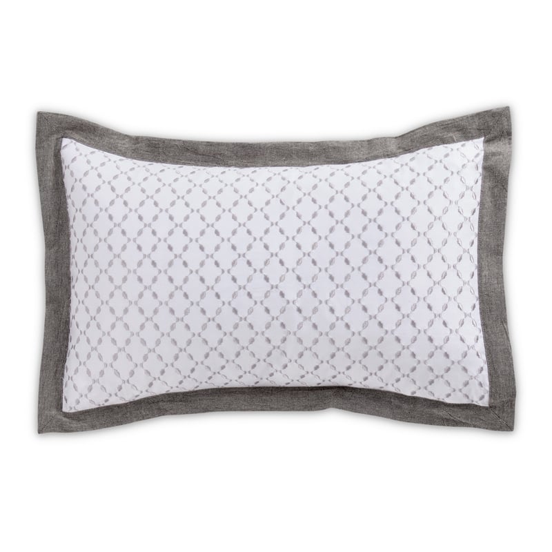 Michael Amini Ultra 7-piece Queen Cotton Duvet Set - Gray