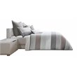 Michael Amini Ultra 7-piece Queen Cotton Duvet Set - Gray