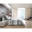 Michael Amini Ultra 8-piece King Cotton Duvet Set - Gray
