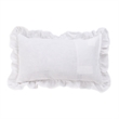 Michael Amini Cherry Hill 6-piece Belgium Linen Fabric Queen Duvet Set in White