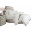 Michael Amini Cherry Hill 6-piece Belgium Linen Fabric Queen Duvet Set in White