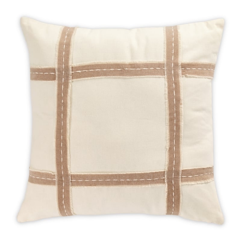 Michael Amini Country Lane 8-piece Fabric King Duvet Set in Tan/Natural