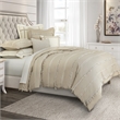 Michael Amini Country Lane 8-piece Fabric King Duvet Set in Tan/Natural