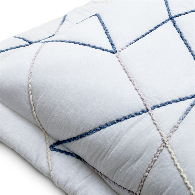 Michael Amini Lennox 6-Piece King Comforter Set in White