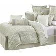 Michael Amini Marvel 10-piece Oversized Fabric King Duvet Set in Mist Green