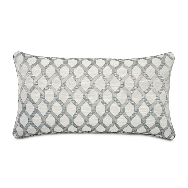 Michael Amini Newport 9-piece Fabric Queen Comforter Set in Gray/Platinum
