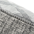 Michael Amini Newport 9-piece Fabric Queen Comforter Set in Gray/Platinum