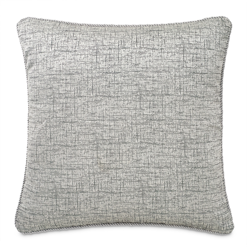 Michael Amini Newport 9-piece Fabric Queen Comforter Set in Gray/Platinum