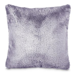 Michael Amini Hopps 20&quot Faux-Fur Throw Pillow - Platinum Gray in Set of 2