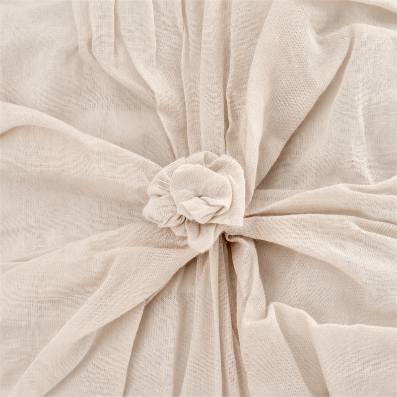 Michael Amini Savanna 5-piece Flower Cotton Queen Comforter Set in Stone