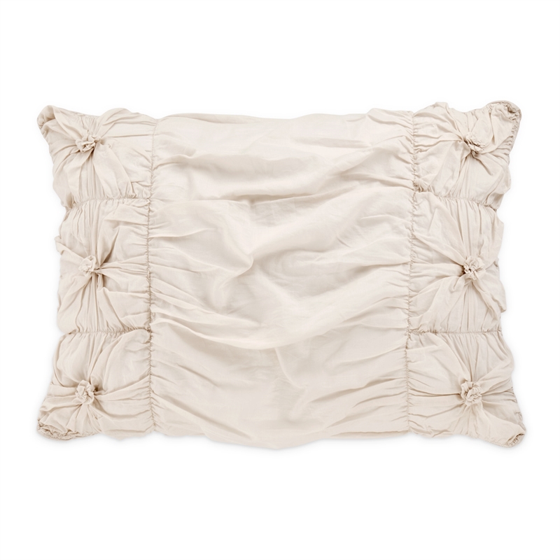 Michael Amini Savanna 5-piece Flower Cotton Queen Comforter Set in Stone