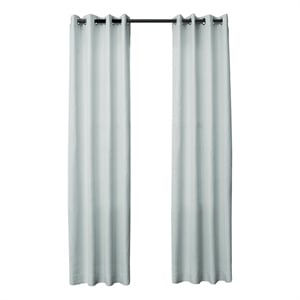 Michael Amini Aria 50&quot x 96&quot Grommet Top Window Panel - Spruce Blue