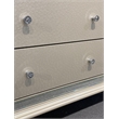 Michael Amini Hollywood Loft Upholstered Dresser in Frost Ivory